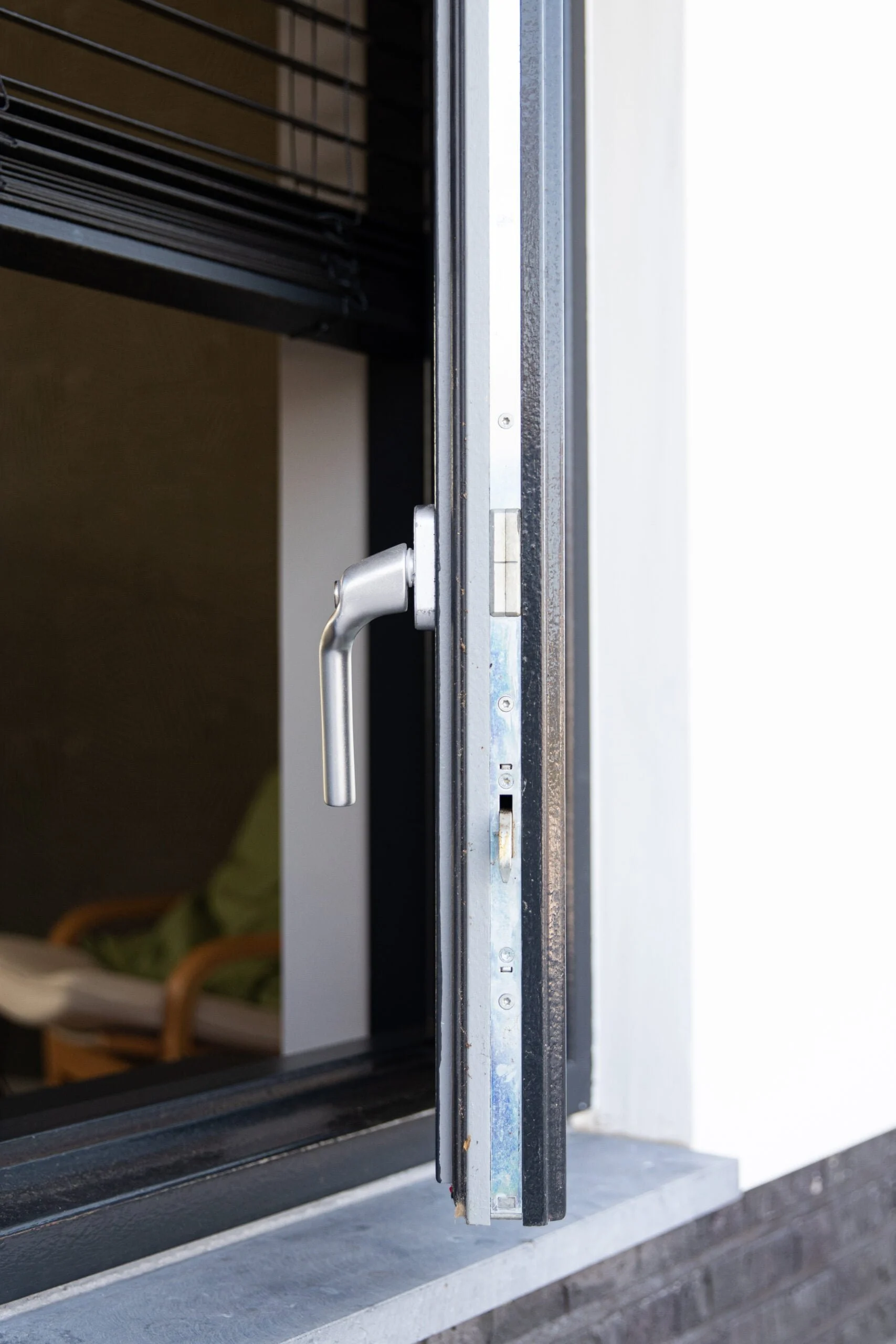 houten draai stolpraam