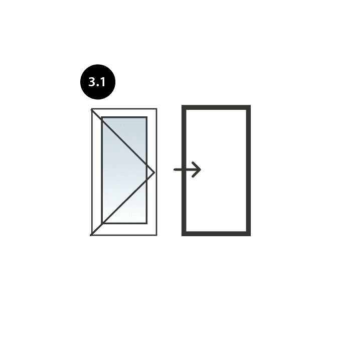 Montagetips: Houten deurkozijn plaatsen met deur. Stap 3.1
